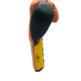 Bayoneta Premium PuLat Horse Hair Gloves - Exclusive Custom "Inspired by Bam Rodriguez" Hand Painted - Orange