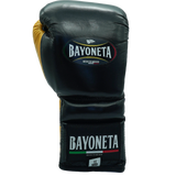 Bayoneta Premium MX - Guantes de Pelo de Caballo - Negro/ Dorado Caramelo