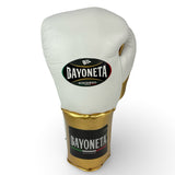 Bayoneta Premium PuLat Horse Hair Gloves - White/ Metallic Gold