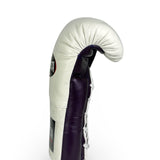 Bayoneta Premium PuLat Horse Hair Gloves - White/ Purple