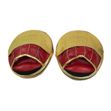 No Boxing No Life Precision Mitts - Gold / Red Wine