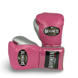 Bayoneta Premium PuLat Horse Hair Gloves - Pink/ Silver/ White