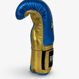 Bayoneta Premium Multilayer Horse Hair Gloves - Metallic Blue/ Metallic Gold