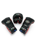 Sparring Set - Black/ Metallic Red