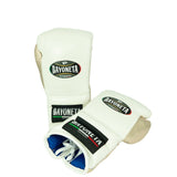 Bayoneta Premium Multilayer Horse Hair Gloves - White/ Metallic Rose Gold