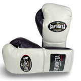 Bayoneta Premium PuLat Horse Hair Gloves - White/ Purple