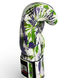 Bayoneta Premium Multilayer Horse Hair Gloves - Exclusive Custom “HA HA Color Riot” Hand Painted - White