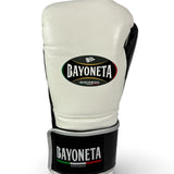 Bayoneta Premium PuLat Horse Hair Gloves - White/ Black/ Metallic Light Gray