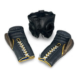 Sparring set - Space Cadet Blue/ Metallic Cedar Brown/ Metallic Gold/ Black