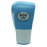 No Boxing No Life Training Gloves - Sky Blue/ White