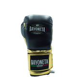 Bayoneta Premium PuLat Horse Hair Gloves - Black/ Metallic Gold