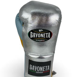 Bayoneta Premium PuLat Horse Hair Gloves - Metallic Silver/ Yellow/ Icy Blue