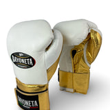 Guantes de pelo de caballo Bayoneta Premium PuLat - Blanco/ Metálico