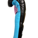 Bayoneta Premium PuLat Horse Hair Gloves - Black/ Baby Blue/ Pink Gum