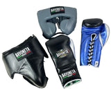 Full Sparring Set - Black/ Metallic Royal Blue/ Silver/ Gray