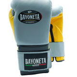 Bayoneta Premium PuLat Horse Hair Gloves - Gray/ Yellow/ Black