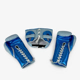 Sparring Set - Icy Blue/ Metallic Blue