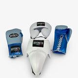 Full Sparring Set - Icy Blue/ Metallic Blue/ White