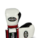 Bayoneta Premium PuLat Horse Hair Gloves - White/ Black/ Dark Red Wine