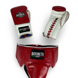 Sparring set - Red/ White/ Metallic English Gold
