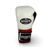 Bayoneta Premium PuLat Horse Hair Gloves - White/ Black/ Dark Red Wine
