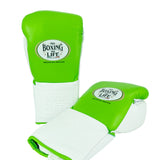 No Boxing No Life Training Gloves - Apple Green/ White