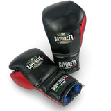 Bayoneta Premium Multilayer Horse Hair Gloves - Black/ Metallic Red