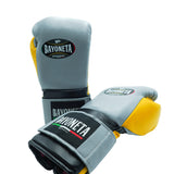 Bayoneta Premium PuLat Horse Hair Gloves - Gray/ Yellow/ Black