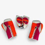 Sparring set - White/ Neon Orange/ Neon Pink