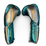 Bayoneta Premium PuLat Horse Hair Gloves - Metallic Aqua/ Silver