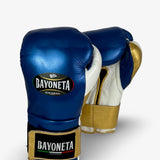 Bayoneta Premium Multicapa HH - Azul Eléctrico/ Blanco/ Dorado Metálico