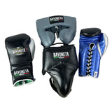 Full Sparring Set - Black/ Metallic Royal Blue/ Silver/ Gray