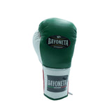 Bayoneta Premium PuLat Horse Hair Gloves - Green/ White/ Red