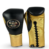 No Boxing No Life Guantes de Entrenamiento - Negro/ Dorado