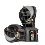 Bayoneta PuLat Gloves - Exclusive Custom "Spiderman Symbiote" Hand Painted - Black/ Gray