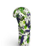 Bayoneta Premium Multilayer Horse Hair Gloves - Exclusive Custom “HA HA Color Riot” Hand Painted - White