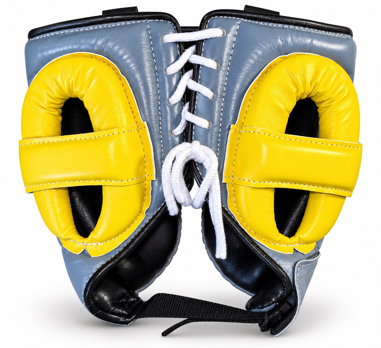 Winning Cheeks Protector Headgear - Gray/ Yellow - CO-FG-2900