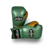 Bayoneta Premium Multilayer Horse Hair Gloves - Sage Green/ Caramel Gold