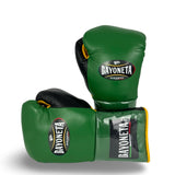 Bayoneta Premium PuLat Horse Hair Gloves - Green/ Black/ Yellow