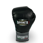 Bayoneta MX Horse Hair Fight Gloves - Black/ Metallic Aqua