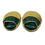 No Boxing No Life Precision Mitts - Metallic Gold/ Pine Green