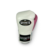 Bayoneta MX Latex Fight Gloves -  White/ Sky Blue/ Baby Pink