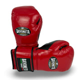 Bayoneta Premium PuLat Horse Hair Gloves - Red/ Black