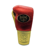 No Boxing No Life Training Gloves - Metallic Red/ Metallic Gold/ Black/ White