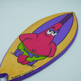 Spongebob Squarepants Patrick - Wooden Hand Painted Surfboard Replica