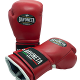 Bayoneta Premium MX - Guantes de Pelo de Caballo - Rojo/ Blanco