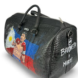Bayoneta Sports Bag - Exclusive Custom "Pacquiao" Hand Painted - Black