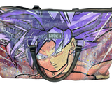 Bayoneta Sports Bag - Exclusive Custom "Goku Super Saiyan Ultra Instinct"  Hand Painted - Black