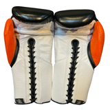 No Boxing No Life Training Gloves - Black/ White/ Orange