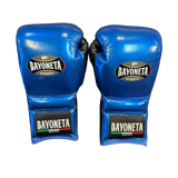 Bayoneta Premium MX - Guantes de Entrenamiento de Látex - Azul Eléctrico/ Negro
